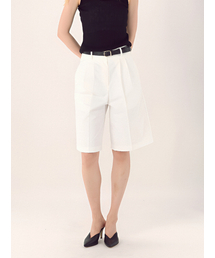 Contour Bermuda Pants _White