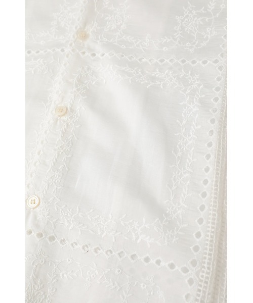 CLANE(クラネ)の「EMBROIDERY LACE BOX SHIRTS 10122-4263(シャツ/ブラウス・メンズ・ブラック/ホワイト/マルチ・1)」の16枚目の写真