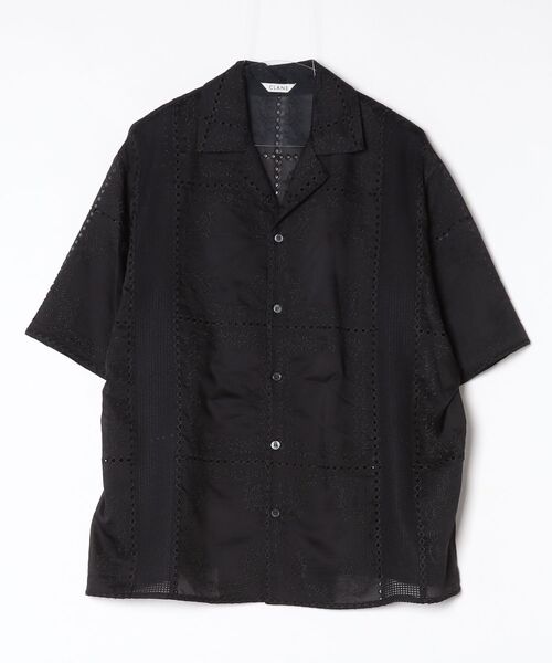 CLANE(クラネ)の「EMBROIDERY LACE BOX SHIRTS 10122-4263(シャツ/ブラウス・メンズ・ブラック/ホワイト/マルチ・1)」の19枚目の写真