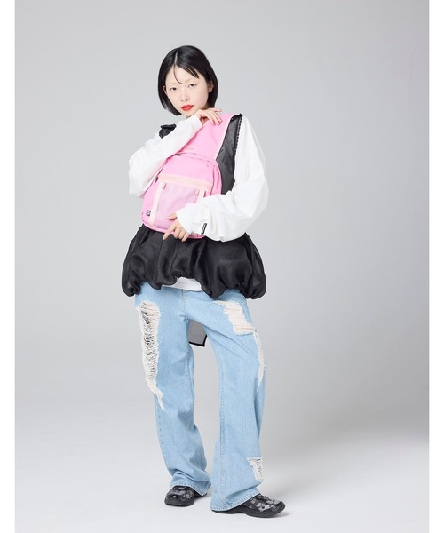 Little sunny bite(リトルサニーバイト)の「【8】【it】【Little Sunny Bite】sporty shoulder bag(ショルダーバッグ・レディース・ブラック/シルバー/ピンク・FREE)」の13枚目の写真