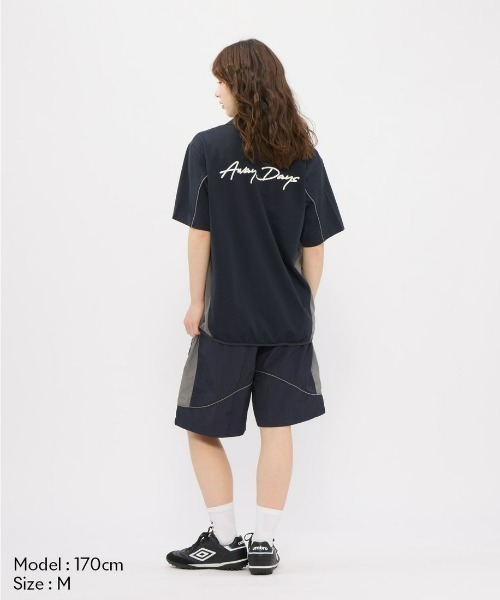 UMBRO(アンブロ)の「umbro/アンブロ ダンボールニット襟付き半袖シャツ(Tシャツ/カットソー・メンズ・ネイビー/グレイッシュブルー・S/L/O/M)」の5枚目の写真