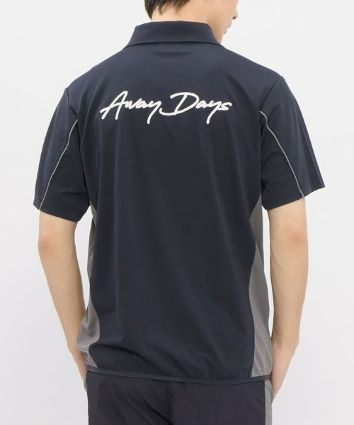 UMBRO(アンブロ)の「umbro/アンブロ ダンボールニット襟付き半袖シャツ(Tシャツ/カットソー・メンズ・ネイビー/グレイッシュブルー・S/L/O/M)」の10枚目の写真