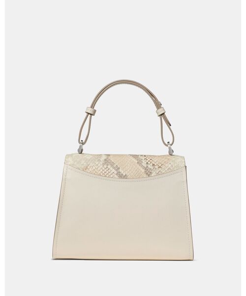 kate spade new york(ケイトスペード ニューヨーク)の「ライリー スネーク エンボス スモール トップ ハンドル バッグ(ショルダーバッグ・レディース・ベージュ・ONESIZE)」の6枚目の写真