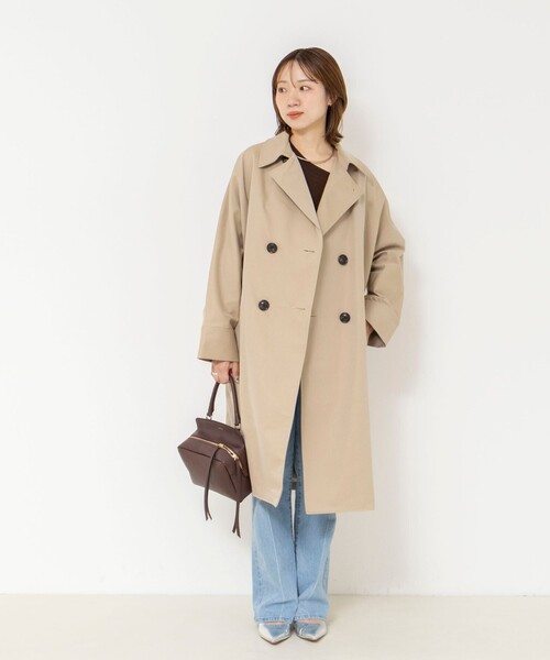 NOLLEY’S(ノーリーズ)の「【WEB限定】【TICCA/ティッカ】テントトレンチコート(トレンチコート・レディース・ベージュ・1)」の2枚目の写真