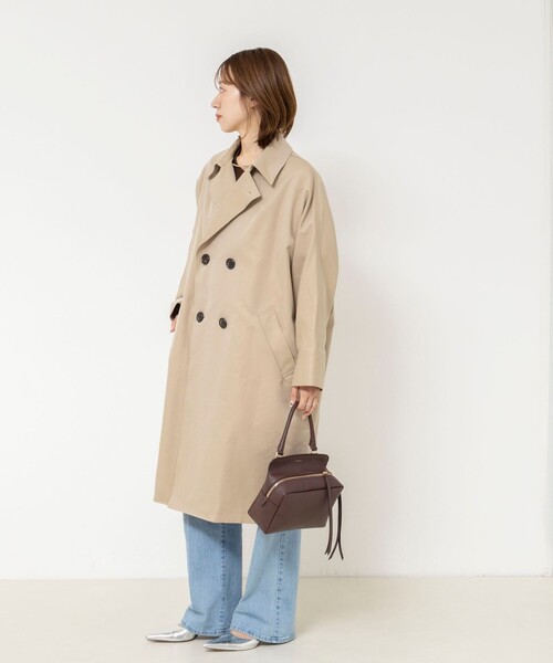 NOLLEY’S(ノーリーズ)の「【WEB限定】【TICCA/ティッカ】テントトレンチコート(トレンチコート・レディース・ベージュ・1)」の3枚目の写真