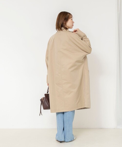 NOLLEY’S(ノーリーズ)の「【WEB限定】【TICCA/ティッカ】テントトレンチコート(トレンチコート・レディース・ベージュ・1)」の4枚目の写真