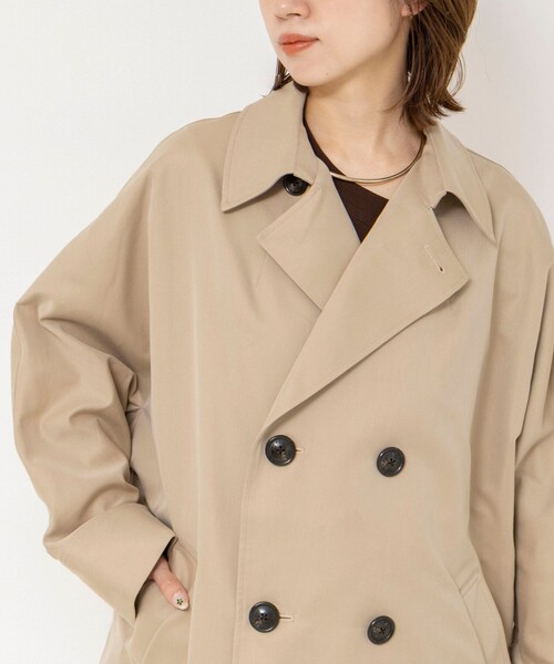 NOLLEY’S(ノーリーズ)の「【WEB限定】【TICCA/ティッカ】テントトレンチコート(トレンチコート・レディース・ベージュ・1)」の6枚目の写真