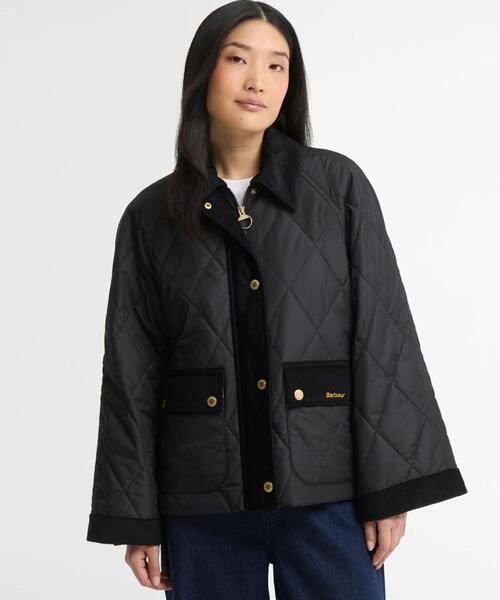 BEAVER(ビーバー)の「Barbour/バブアー KILNWICK QUILTED JACKET キルティングジャケット LQU1933(ブルゾン・レディース・ブラック・10)」の1枚目の写真