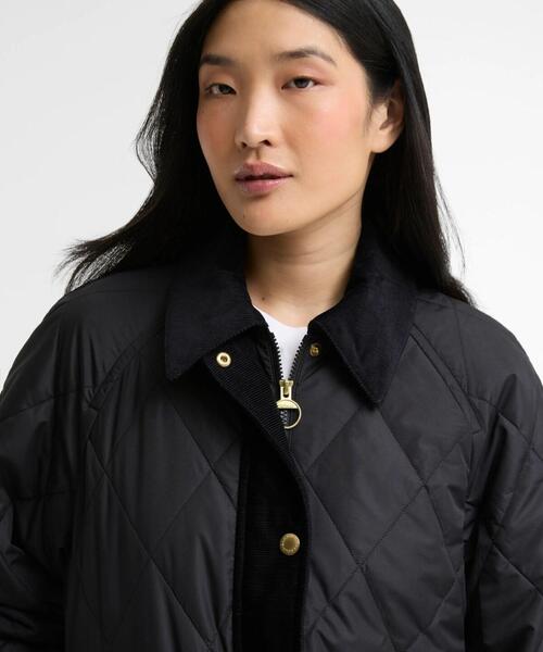 BEAVER(ビーバー)の「Barbour/バブアー KILNWICK QUILTED JACKET キルティングジャケット LQU1933(ブルゾン・レディース・ブラック・10)」の3枚目の写真