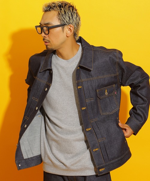 ROTAR(ローター)の「13oz Denim Tracker Jacket(デニムジャケット・メンズ・インディゴブルー/ライトインディゴブルー/ブラック・X-LARGE/LARGE/MEDIUM)」の4枚目の写真