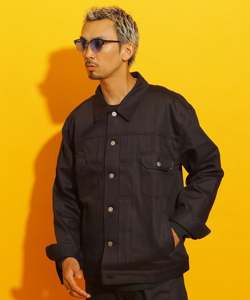ROTAR(ローター)の「13oz Denim Tracker Jacket(デニムジャケット・メンズ・インディゴブルー/ライトインディゴブルー/ブラック・X-LARGE/LARGE/MEDIUM)」の6枚目の写真
