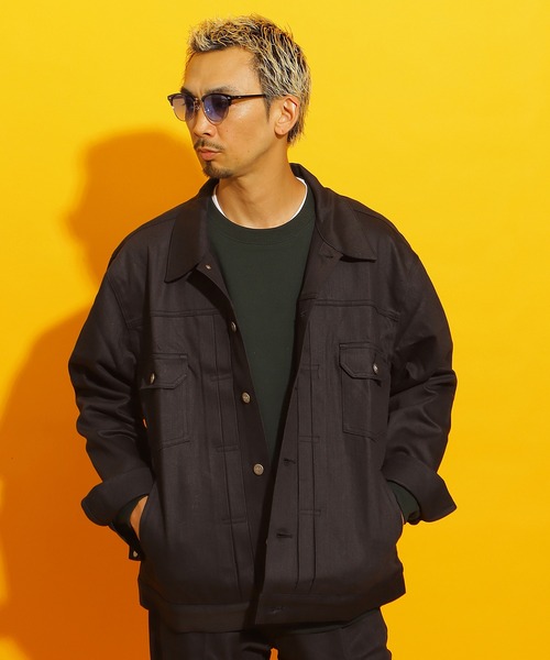 ROTAR(ローター)の「13oz Denim Tracker Jacket(デニムジャケット・メンズ・インディゴブルー/ライトインディゴブルー/ブラック・X-LARGE/LARGE/MEDIUM)」の7枚目の写真
