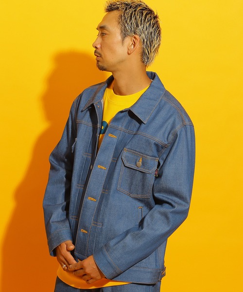 ROTAR(ローター)の「13oz Denim Tracker Jacket(デニムジャケット・メンズ・インディゴブルー/ライトインディゴブルー/ブラック・X-LARGE/LARGE/MEDIUM)」の9枚目の写真