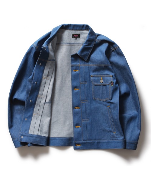 ROTAR(ローター)の「13oz Denim Tracker Jacket(デニムジャケット・メンズ・インディゴブルー/ライトインディゴブルー/ブラック・X-LARGE/LARGE/MEDIUM)」の16枚目の写真