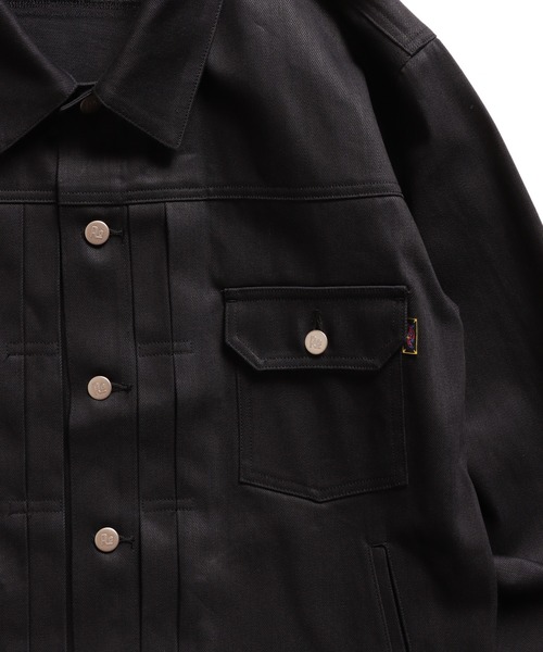 ROTAR(ローター)の「13oz Denim Tracker Jacket(デニムジャケット・メンズ・インディゴブルー/ライトインディゴブルー/ブラック・X-LARGE/LARGE/MEDIUM)」の17枚目の写真