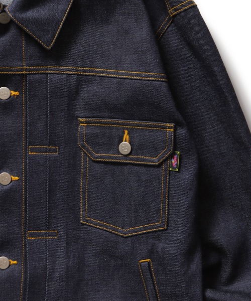 ROTAR(ローター)の「13oz Denim Tracker Jacket(デニムジャケット・メンズ・インディゴブルー/ライトインディゴブルー/ブラック・X-LARGE/LARGE/MEDIUM)」の18枚目の写真