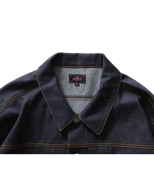 ROTAR(ローター)の「13oz Denim Tracker Jacket(デニムジャケット・メンズ・インディゴブルー/ライトインディゴブルー/ブラック・X-LARGE/LARGE/MEDIUM)」の20枚目の写真