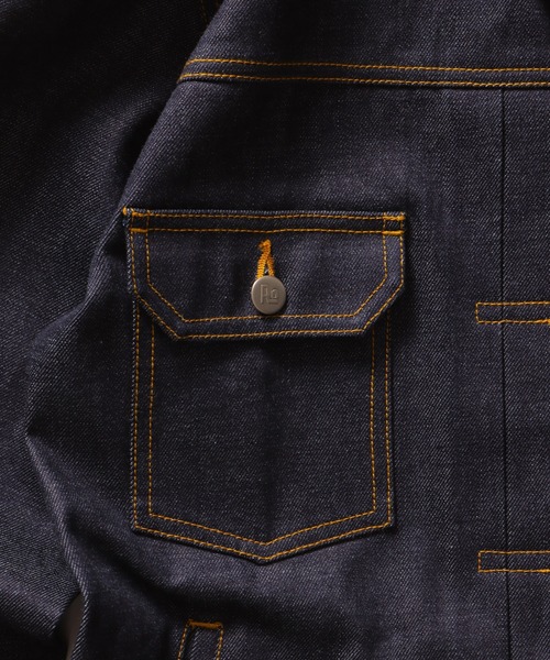 ROTAR(ローター)の「13oz Denim Tracker Jacket(デニムジャケット・メンズ・インディゴブルー/ライトインディゴブルー/ブラック・X-LARGE/LARGE/MEDIUM)」の21枚目の写真