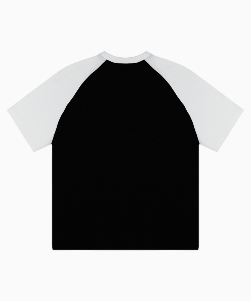 SAINTPAIN(セイントペイン)の「SP エインシェントブロックヘビーウェイトレグラン半袖Tシャツブラック(Tシャツ/カットソー・レディース・その他・MEDIUM/LARGE)」の2枚目の写真