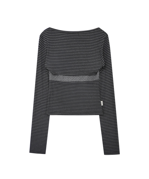 MIRECO(ミレコ)の「MIXED PATTERN CAMI & BOLERO SET CHARCOAL(Tシャツ/カットソー・レディース・その他・FREE)」の5枚目の写真