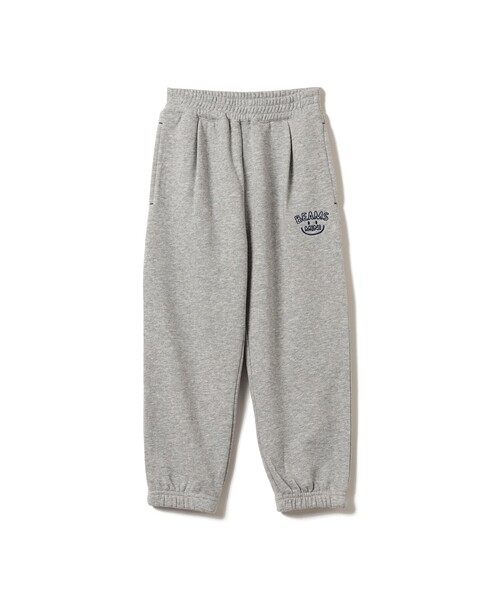 BEAMS mini(ビームスミニ)の「タック スマイル スウェット パンツ 2026FW(90~140cm)通園 通学 プチプラ(その他パンツ・キッズ・ライトグレー/ネイビー/グリーン・100/90/140/130/120/110)」の1枚目の写真