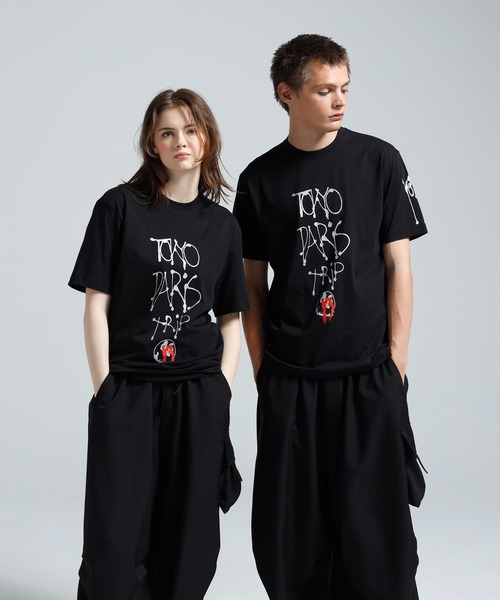 Y-3(ワイスリー)の「Y-3 CHITO CITY GRAPHIC SHORT SLEEVE TEE(Tシャツ/カットソー・メンズ・ブラック・XX-LARGE/XX-SMALL/X-SMALL/SMALL/MEDIUM/LARGE/X-LARGE)」の1枚目の写真