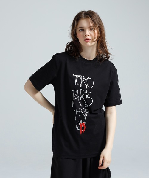 Y-3(ワイスリー)の「Y-3 CHITO CITY GRAPHIC SHORT SLEEVE TEE(Tシャツ/カットソー・メンズ・ブラック・XX-LARGE/XX-SMALL/X-SMALL/SMALL/MEDIUM/LARGE/X-LARGE)」の2枚目の写真