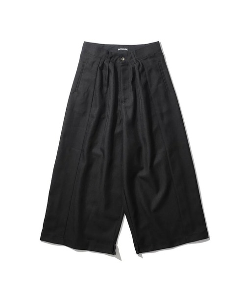 68&brothers(シックスティエイトアンドブラザーズ)の「INTODUSK / CLOAK TROUSERS(Tシャツ/カットソー・メンズ・ブラック・SMALL/MEDIUM)」の1枚目の写真