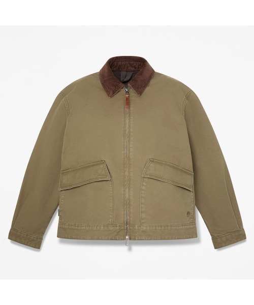 Timberland(ティンバーランド)の「ウォッシュド キャンバス ジャケット レディース(その他アウター・レディース・ライトブラウン・MEDIUM/LARGE)」の5枚目の写真