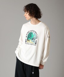 UVカット Columbia/ レイクトゥアベニュー グラフィック ロングスリーブ Tシャツ /コロンビア