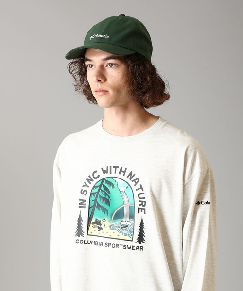 Columbia(コロンビア)の「UVカット Columbia/ レイクトゥアベニュー グラフィック ロングスリーブ Tシャツ /コロンビア(Tシャツ/カットソー・メンズ・ホワイト/ネイビー/ホワイト系その他/ヘザーグレー・S/M/L/XL)」の5枚目の写真