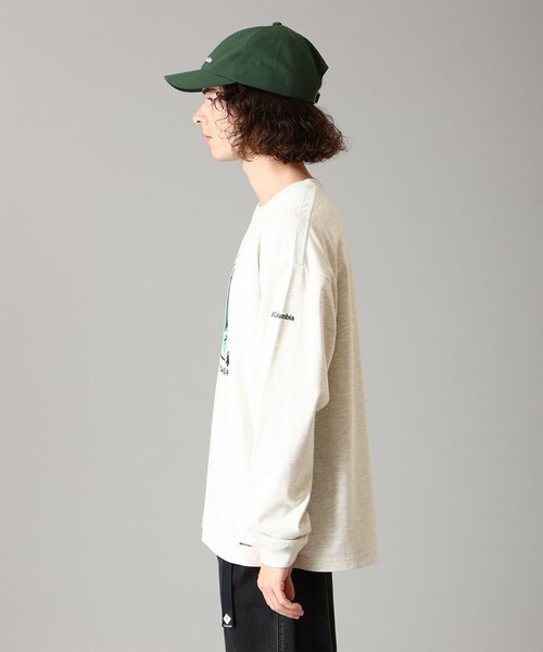 Columbia(コロンビア)の「UVカット Columbia/ レイクトゥアベニュー グラフィック ロングスリーブ Tシャツ /コロンビア(Tシャツ/カットソー・メンズ・ホワイト/ネイビー/ホワイト系その他/ヘザーグレー・S/M/L/XL)」の6枚目の写真