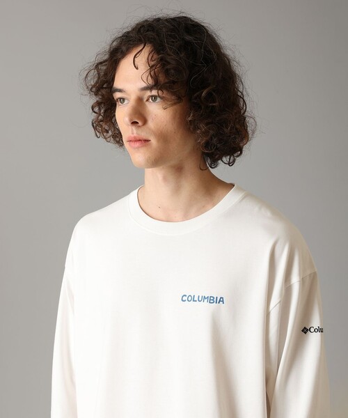 Columbia(コロンビア)の「UVカット Columbia/ レイクトゥアベニュー グラフィック ロングスリーブ Tシャツ /コロンビア(Tシャツ/カットソー・メンズ・ホワイト/ネイビー/ホワイト系その他/ヘザーグレー・S/M/L/XL)」の11枚目の写真