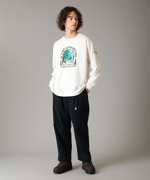 Columbia(コロンビア)の「UVカット Columbia/ レイクトゥアベニュー グラフィック ロングスリーブ Tシャツ /コロンビア(Tシャツ/カットソー・メンズ・ホワイト/ネイビー/ホワイト系その他/ヘザーグレー・S/M/L/XL)」の19枚目の写真