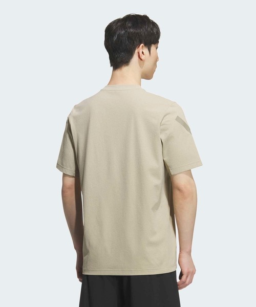 adidas（アディダス）の「Z.N.E レギュラーフィット CARAT 半袖Tシャツ / アディダス adidas（Tシャツ/カットソー・メンズ・ベージュ・XX-LARGE/3XL/LARGE/MEDIUM/SMALL/X-LARGE/X-SMALL）」の2枚目の写真