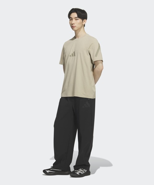 adidas（アディダス）の「Z.N.E レギュラーフィット CARAT 半袖Tシャツ / アディダス adidas（Tシャツ/カットソー・メンズ・ベージュ・XX-LARGE/3XL/LARGE/MEDIUM/SMALL/X-LARGE/X-SMALL）」の5枚目の写真