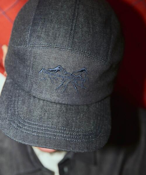 WHITE MOUNTAINEERING(ホワイトマウンテニアリング)の「『別注』White Mountaineering×EKAL DENIM EMBROIDERY CAP(キャップ・メンズ・ブルー・ONE)」の2枚目の写真