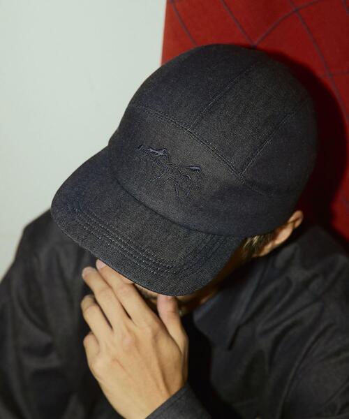 WHITE MOUNTAINEERING(ホワイトマウンテニアリング)の「『別注』White Mountaineering×EKAL DENIM EMBROIDERY CAP(キャップ・メンズ・ブルー・ONE)」の3枚目の写真