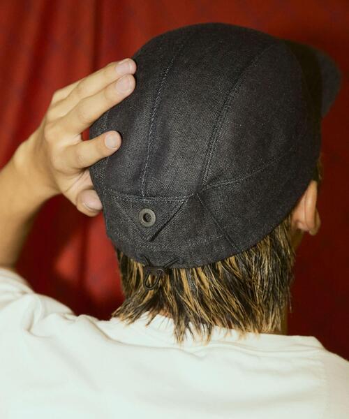 WHITE MOUNTAINEERING(ホワイトマウンテニアリング)の「『別注』White Mountaineering×EKAL DENIM EMBROIDERY CAP(キャップ・メンズ・ブルー・ONE)」の4枚目の写真