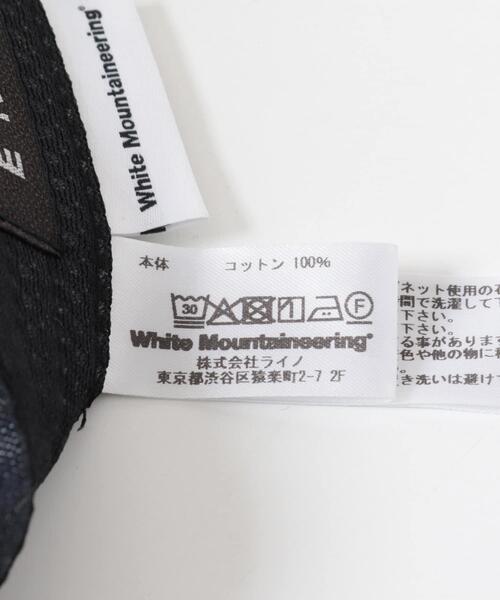 WHITE MOUNTAINEERING(ホワイトマウンテニアリング)の「『別注』White Mountaineering×EKAL DENIM EMBROIDERY CAP(キャップ・メンズ・ブルー・ONE)」の11枚目の写真