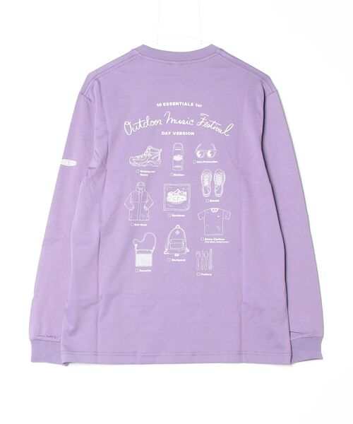 KEEN(キーン)の「【New】OC/RP 10 ESSENTIALS LS TEE / オーシーアールピー テン エッセンシャルズ ロングスリーブティー(Tシャツ/カットソー・レディース・パープル・L/S/M/XL)」の2枚目の写真