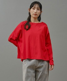 裏起毛ロゴ刺繍プルオーバー