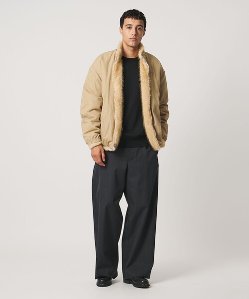 LOEFF（ロエフ）の「＜LOEFF＞フェイクファー リバーシブル ブルゾン UNISEX（その他アウター・レディース・ベージュ/ブラウン系・1/0/2）」の14枚目の写真