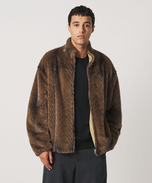 LOEFF（ロエフ）の「＜LOEFF＞フェイクファー リバーシブル ブルゾン UNISEX（その他アウター・レディース・ベージュ/ブラウン系・1/0/2）」の15枚目の写真