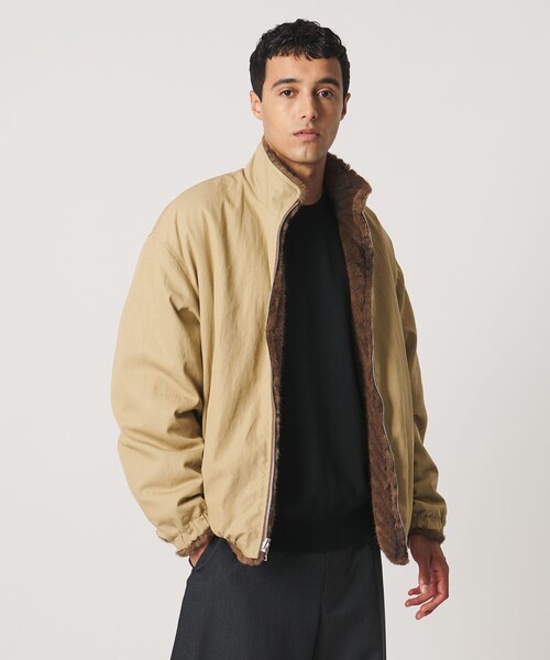LOEFF（ロエフ）の「＜LOEFF＞フェイクファー リバーシブル ブルゾン UNISEX（その他アウター・レディース・ベージュ/ブラウン系・1/0/2）」の18枚目の写真