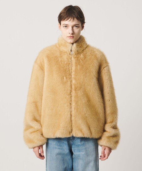 LOEFF（ロエフ）の「＜LOEFF＞フェイクファー リバーシブル ブルゾン UNISEX（その他アウター・レディース・ベージュ/ブラウン系・1/0/2）」の20枚目の写真