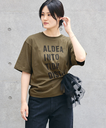 IENA | コットンフロントロゴTシャツ(Tシャツ/カットソー)