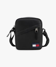 tommy jeans | エッセンシャルラバー加工ロゴ クロスボディ レポーターバッグ(ボディバッグ/ウエストポーチ)