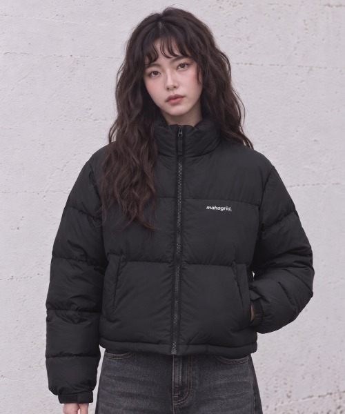 MAHAGRID（マハグリッド）の「『mahagrid/マハグリット』BASIC WARM BALL PADDING JACKET/ベーシックウォームボールダウンジャケット（ダウンジャケット/コート・レディース・A/グレー/B・XL/S/L/M）」の3枚目の写真