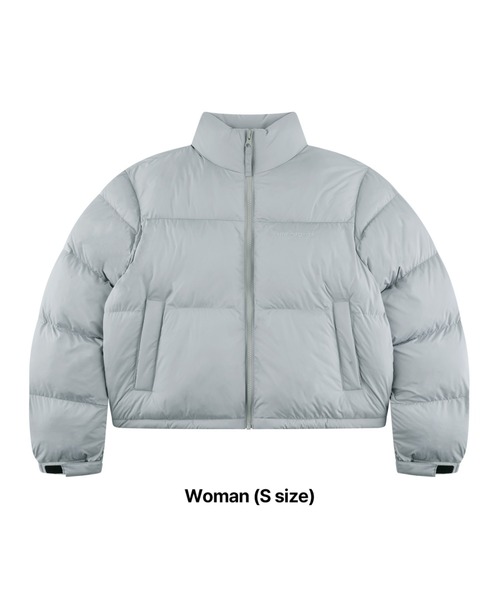 MAHAGRID（マハグリッド）の「『mahagrid/マハグリット』BASIC WARM BALL PADDING JACKET/ベーシックウォームボールダウンジャケット（ダウンジャケット/コート・レディース・A/グレー/B・XL/S/L/M）」の17枚目の写真